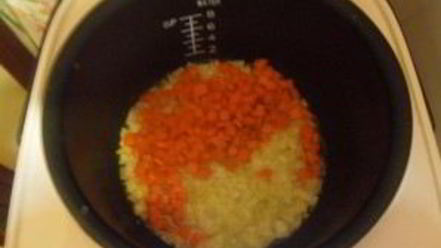 Рецепт ризотто с морепродуктами в мультиварке