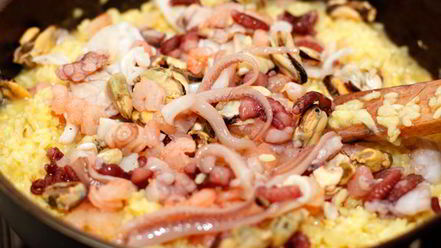 Рецепт ризотто с морепродуктами