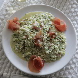 Рецепт Ризотто с мятой и ветчиной