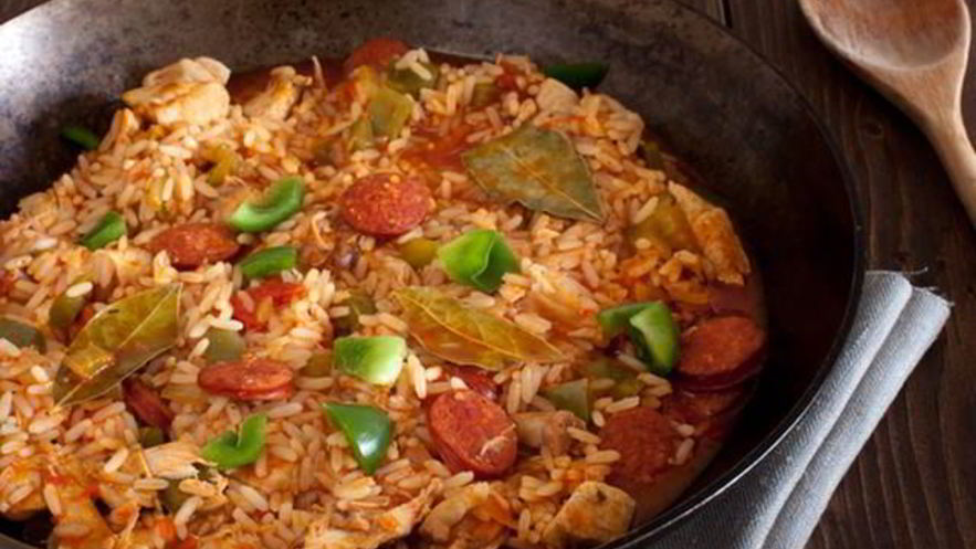 Рецепт ризотто с охотничьими колбасками