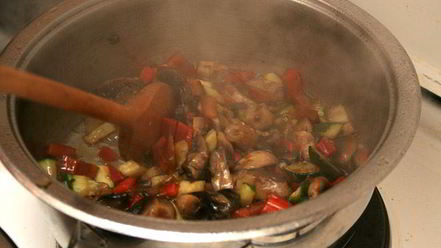 Рецепт ризотто с овощами