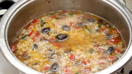 Рецепт ризотто с овощами