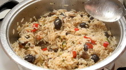 Рецепт ризотто с овощами