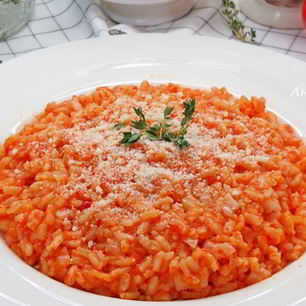 Рецепт Ризотто с печеным болгарским перцем