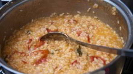 Рецепт ризотто с помидорами