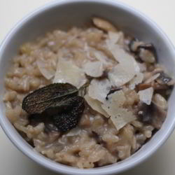 Рецепт Ризотто с шампиньонами и луком