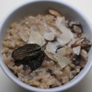 Рецепт Ризотто с шампиньонами и луком