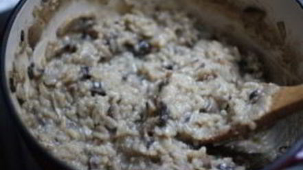 Рецепт ризотто с шампиньонами и луком