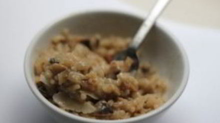 Рецепт ризотто с шампиньонами и луком