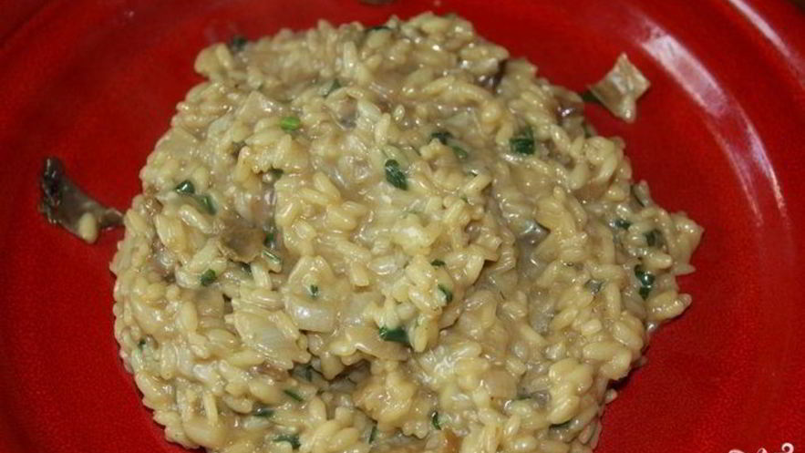 Рецепт ризотто с сушеными белыми грибами