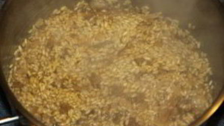 Рецепт ризотто с сушеными белыми грибами