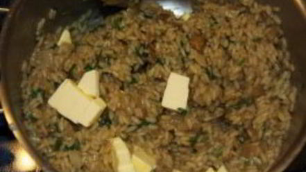 Рецепт ризотто с сушеными белыми грибами