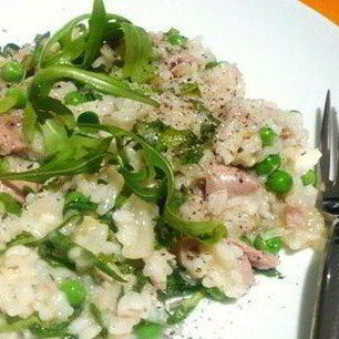 Рецепт Ризотто с тунцом и руколой