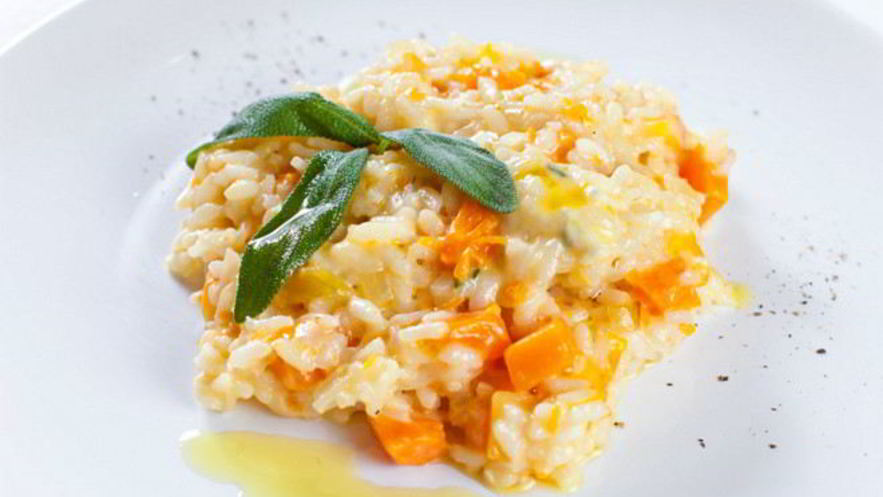Рецепт ризотто с тыквой и горгонзолой