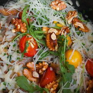 Рецепт Ризотто с вешенками