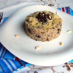 Рецепт Ризотто с замороженными грибами и пармезаном