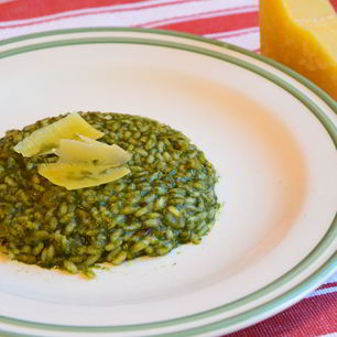 Рецепт Ризотто со шпинатом и пармезаном