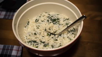 Рецепт Ризотто со шпинатом