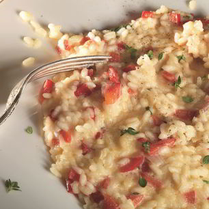 Рецепт Ризотто со сливками и сладким перцем