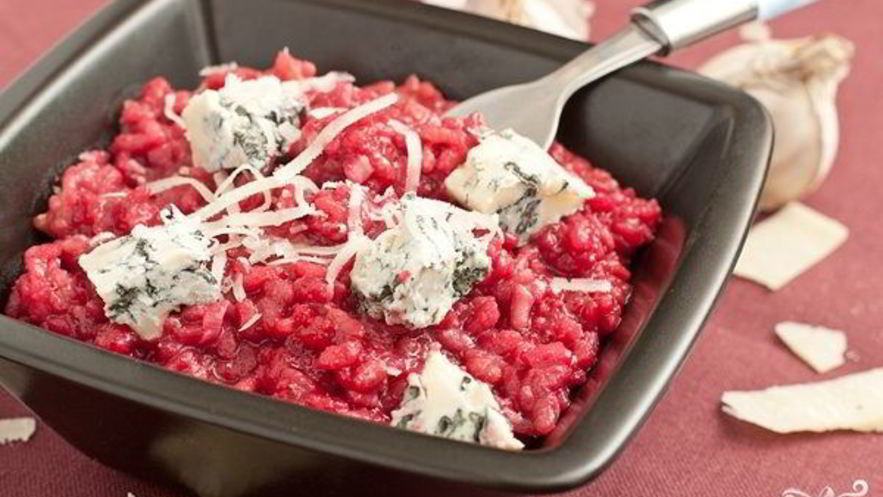 Рецепт ризотто со свеклой