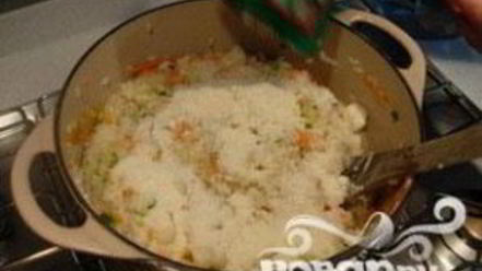 Рецепт сливочного ризотто с овощами