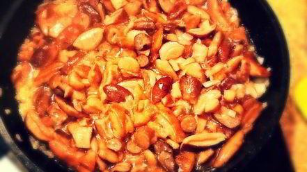 Рецепт сливочного ризотто с польскими грибами и пармезаном