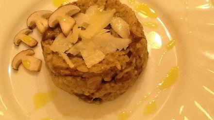 Рецепт сливочного ризотто с польскими грибами и пармезаном