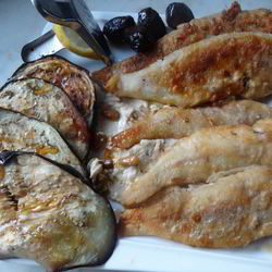 Рецепт Барабульки хрустящей на подушке из хумуса