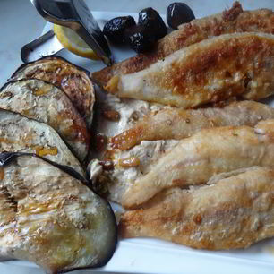 Рецепт Барабульки хрустящей на подушке из хумуса