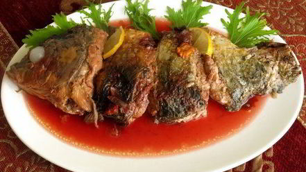 Рецепт фаршированного морковью карп