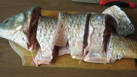 Рецепт фаршированного морковью карп