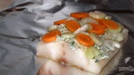 Рецепт филе палтуса с овощами