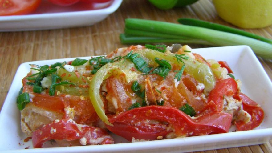 Рецепт горбуши с овощами в духовке