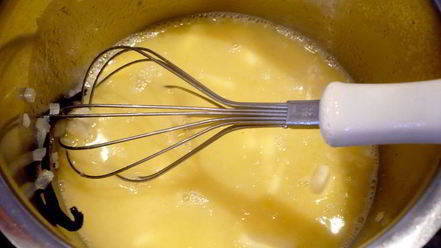 Рецепт гратен с треской и картофелем под ванильно-сливочным соусом