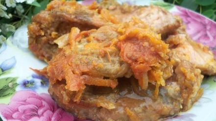 Рецепт карасиков запеченных с овощами в томате