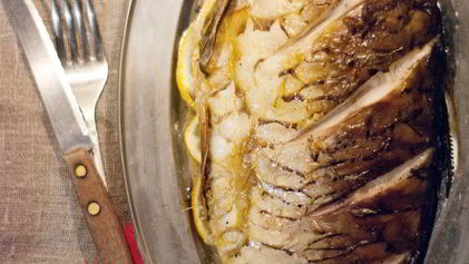 Рецепт Карпа в духовке с мятой