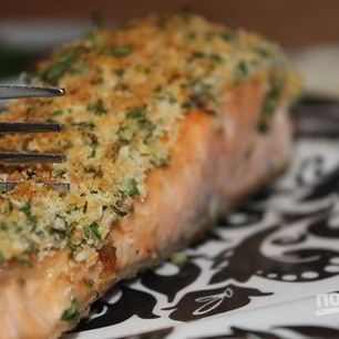 Рецепт Лосося с хрустящей корочкой на сковороде