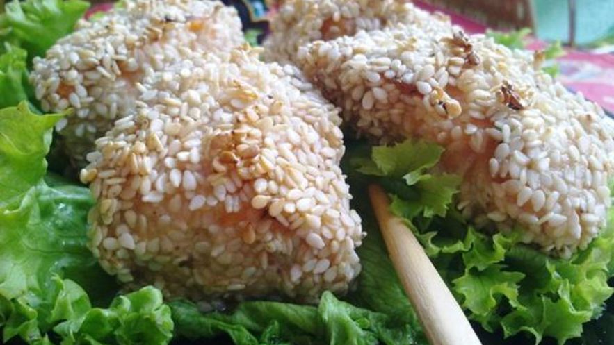 Рецепт лосося в кунжутной панировке