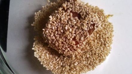 Рецепт лосося в кунжутной панировке