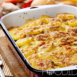 Рецепт Минтая с картошкой в духовке