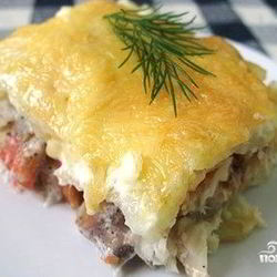 Рецепт Плотвы запеченной под сыром