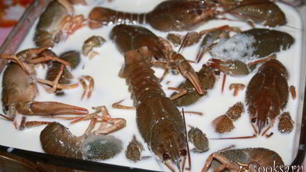 Рецепт раков в молоке