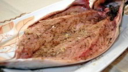 Рецепт рыбы фаршированной и запеченная