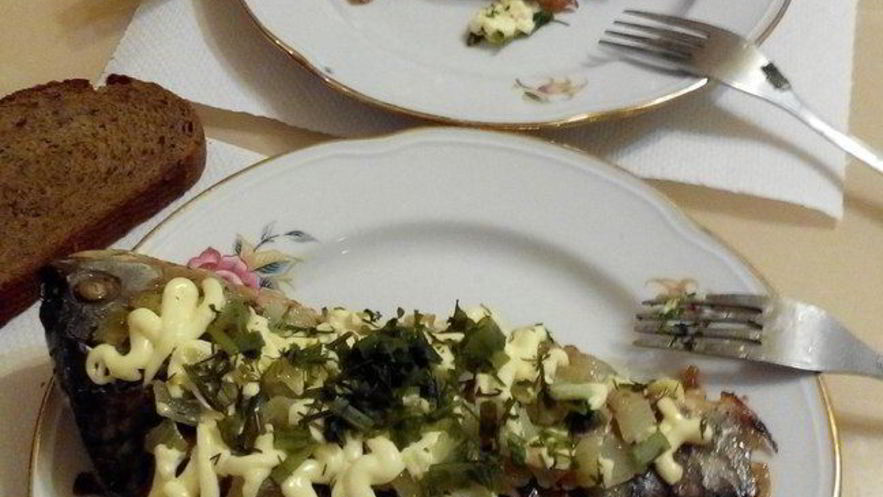 Рецепт рыбы под майонезом