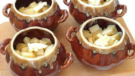 Рецепт рыбы в горшочках с овощами