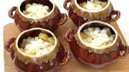 Рецепт рыбы в горшочках с овощами