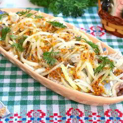 Рецепт Сельди в горчичной заливке