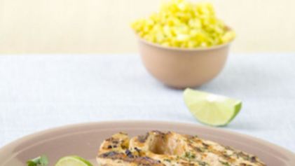 Рецепт Семги с фруктовой сальсой