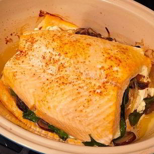 Рецепт Семги со сливочным сыром