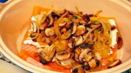 Рецепт семги со сливочным сыром